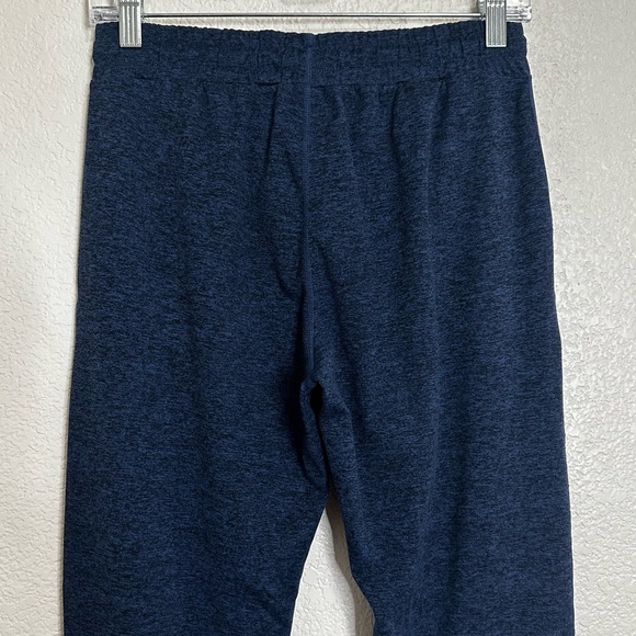 Vouri Athleisure Navy Blue Marled Stretchy Knit Yoga Jogger Pants, Size XS - Picture 8 of 11